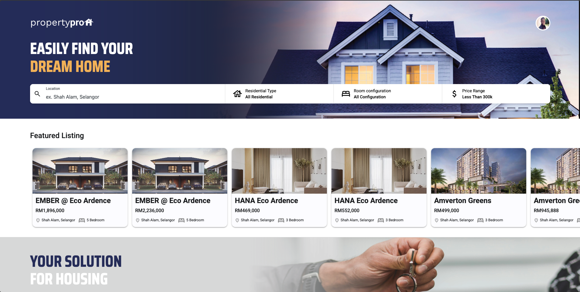 PropertyPro Real Estate Platform